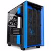 Fotografija izdelka NZXT H400 MicroATX (CA-H400B-BL) okno mat črno / modro ohišje