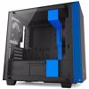 Fotografija izdelka NZXT H400 MicroATX (CA-H400B-BL) okno mat črno / modro ohišje