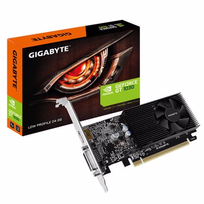 Fotografija izdelka GIGABYTE GeForce GT 1030 2GB DDR4 Low Profile (GV-N1030D4-2GL) grafična kartica