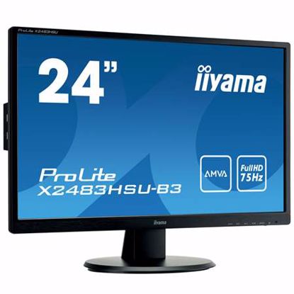 Fotografija izdelka IIYAMA ProLite X2483HSU-B3 60,5cm (23,8") AMVA+ LED zvočniki LCD monitor