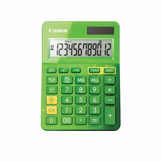 Fotografija izdelka Kalkulator CANON LS-123K  zelene barve