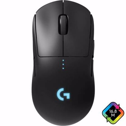Fotografija izdelka LOGITECH G PRO HERO senzor črna RGB brezžična gaming miška