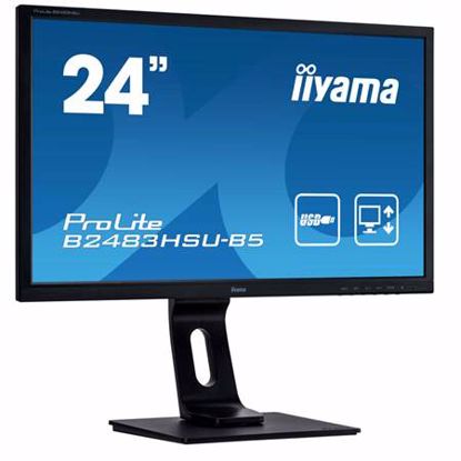 Fotografija izdelka IIYAMA ProLite B2483HSU-B5 61cm (24") FHD zvočniki TN LED monitor