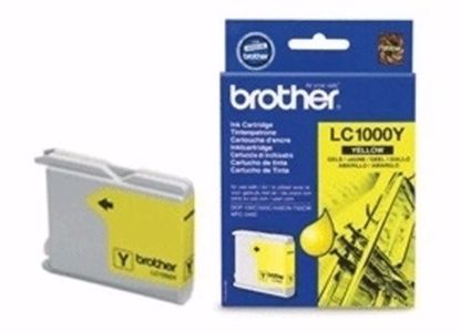 Fotografija izdelka Brother Kartuša LC1000Y, yellow, 400 strani DCP130/330c MFC240C