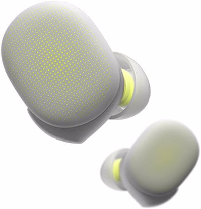 Fotografija izdelka Amazfit PowerBuds slušalke s senzorjem za srčni utrip rumene