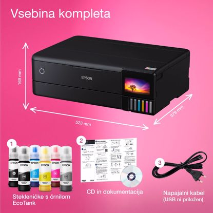 Fotografija izdelka Večfunkcijska brizgalna naprava EPSON EcoTank L8180