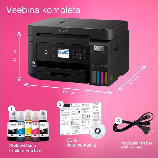 Fotografija izdelka Večfunkcijska brizgalna naprava EPSON EcoTank L6270