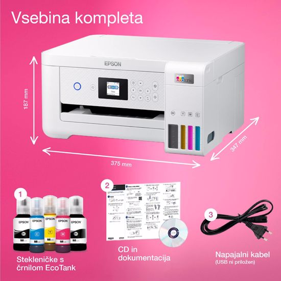 Fotografija izdelka Večfunkcijska brizgalna naprava EPSON EcoTank L4266