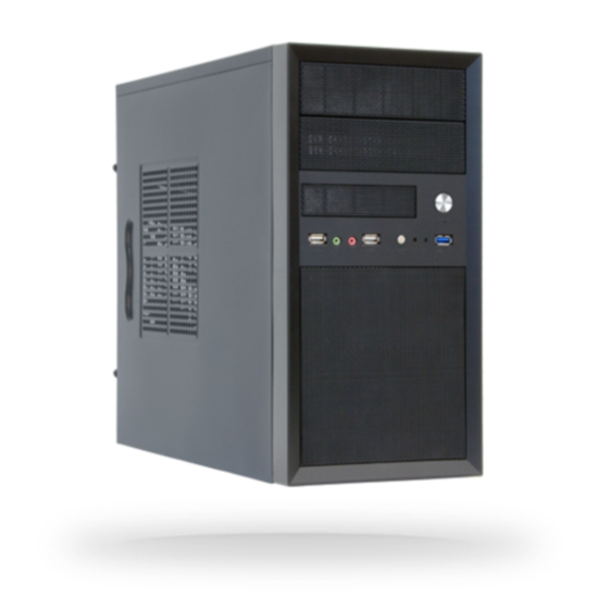 Fotografija izdelka Chieftec CT-01B-350GPB 350W USB3 mATX ohišje z napajalnikom