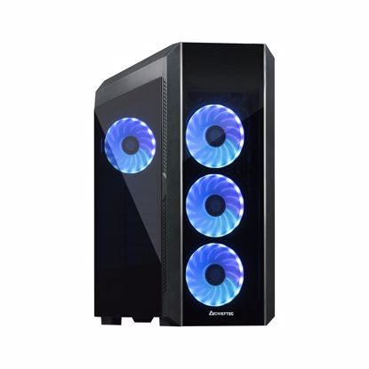 Fotografija izdelka Chieftec SCORPION III USB3.1 ATX TORNADO RGB ohišje, črno