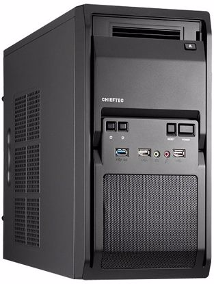 Fotografija izdelka Chieftec LT-01B-350GPB 350W USB3 mATX ohišje z napajalnikom