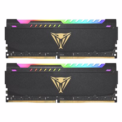 Fotografija izdelka Patriot Viper Steel RGB Kit 32GB (2x16GB) DDR4-3200 DIMM PC4-25600 CL18, 1.35V