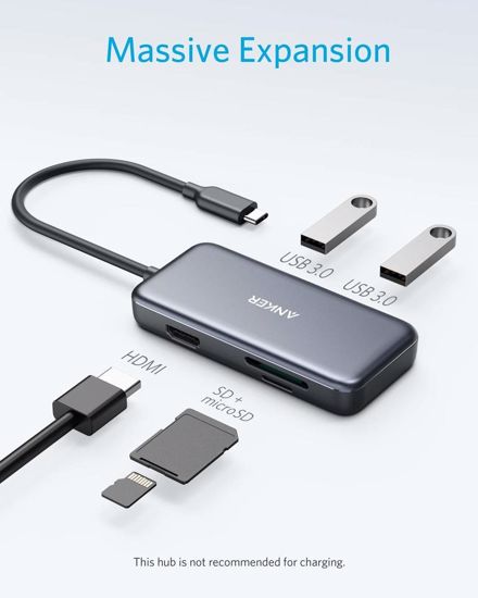 Fotografija izdelka Anker USB-C Hub 5v1 4K