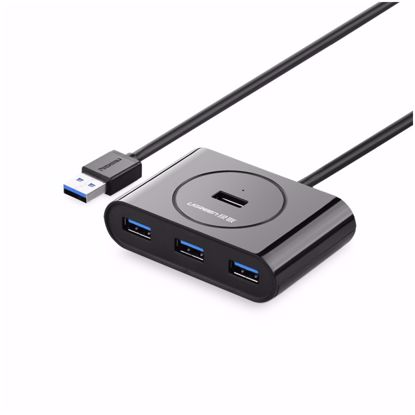 Fotografija izdelka Ugreen USB 3.0 4 Ports Hub črn 1m - box