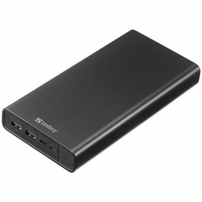 Fotografija izdelka Sandberg Powerbank USB-C PowerDelivery 100W 38.400mAh prenosna baterija 