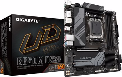 Fotografija izdelka GIGABYTE B650M DS3H, DDR5, SATA3, USB3.2Gen2, DP, 2.5GbE, AM5 mATX