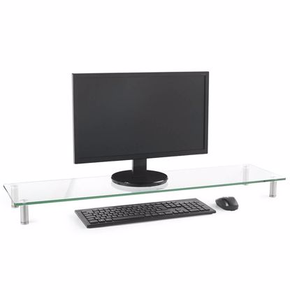 Fotografija izdelka VonHaus XL steklen podstavek za monitor 