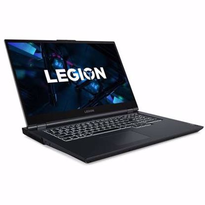 Fotografija izdelka LENOVO Legion 5 17ITH6 17.3" (43,18) Intel i7-11800H Windows 11 Home 64 (82JN0033SC) modro/ črn gaming
