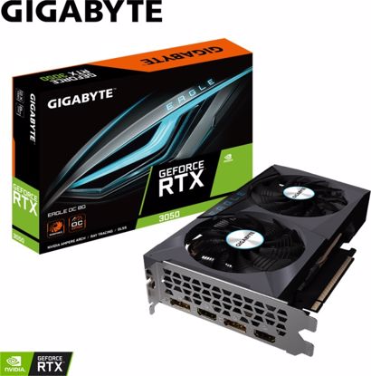 Fotografija izdelka Grafična kartica GIGABYTE GeForce RTX 3050 Eagle OC 8G, 8GB GDDR6, PCI-E 4.0