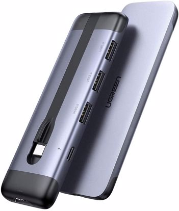 Fotografija izdelka UGREEN USB-C Hub 5v1 4K HDMI, 2x USB 3.0, USB-C PD 3.0 - box