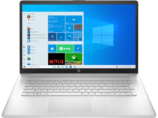 Fotografija izdelka HP 17 Ryzen5 7520U  / 16GB / SSD 512GB NVMe / 17.3" FHD / W11