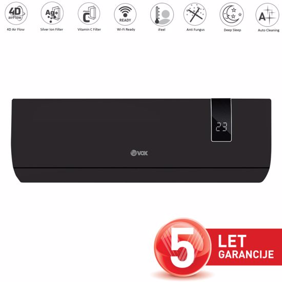 Fotografija izdelka VOX klima naprava IJL12-SC4DB [WiFiready, 4D Air Flow, CFilter, black]