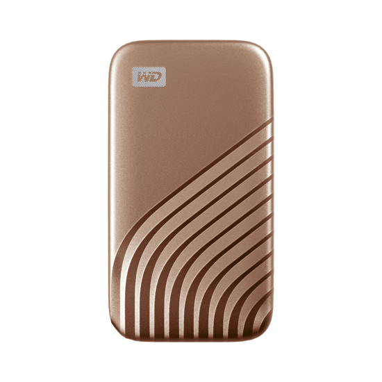 Fotografija izdelka WD My Passport SSD 1TB, USB-C 3.2 zlat