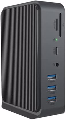 Fotografija izdelka Icybox IB-DK2261AC Docking USB-C in USB-A priklopna postaja z dvema video izhodoma