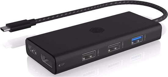 Fotografija izdelka Icybox IB-DK4011-CPD priklopna postaja s Power Delivery 100W