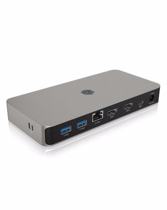 Fotografija izdelka Icybox IB-DK2880-C41 priključna postaja USB4 Type-C z dvojnim video izhodom