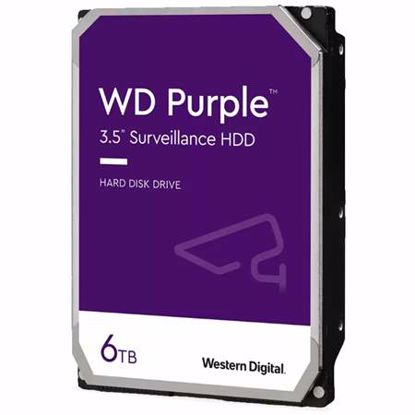 Fotografija izdelka WD Purple 6TB 3,5" SATA 256MB (WD63PURZ) trdi disk