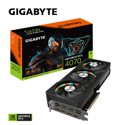 Fotografija izdelka Grafična kartica GIGABYTE GeForce RTX 4070 GAMING OC 12G, 12GB GDDR6X, PCI-E 4.0
