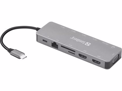 Fotografija izdelka Sandberg USB-C 13-in-1 priklopna postaja za prenosnike