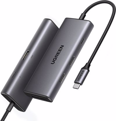 Fotografija izdelka Ugreen 7v1 USB-C Hub (10Gbps USB 3.2, 4K@30Hz HDMI)