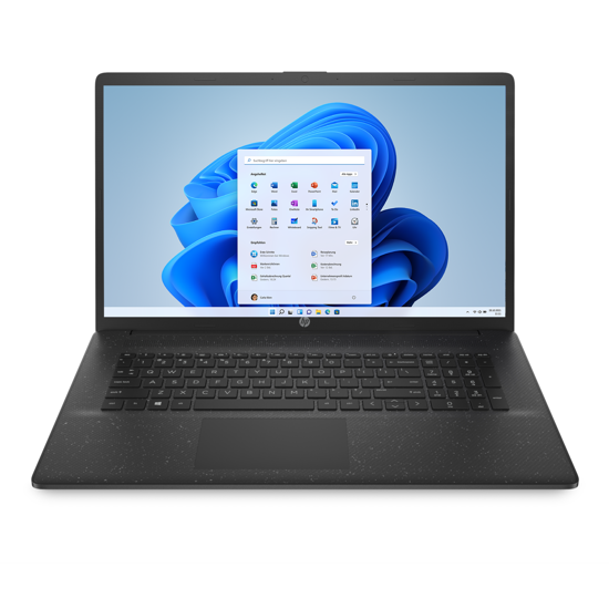 Fotografija izdelka HP 17 Ryzen5 7520U  / 16GB / SSD 512GB NVMe / 17.3" FHD / DOS