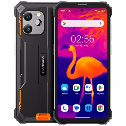 Fotografija izdelka Blackview pametni robustni telefon BV8900 8GB+256GB z vgrajeno termalno kamero, oranžen