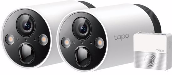 Fotografija izdelka TP-LINK Tapo C420S2 2K QHD zunanja Wi-Fi varnostna kamera - set 2 kamer + Smart Hub