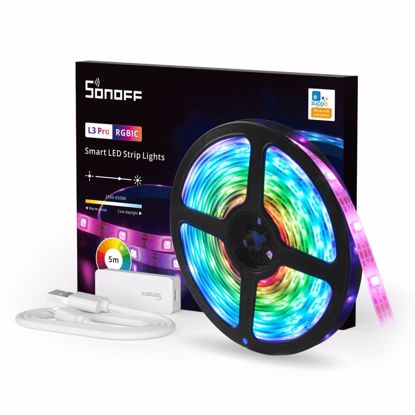 Fotografija izdelka SONOFF L3 PRO 5M Pametni RGBIC LED Wi-Fi trak