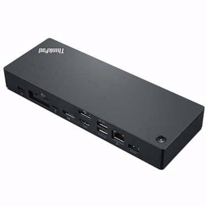Fotografija izdelka Priklopna postaja USB-C => Lenovo ThinkPad Thunderbolt 4 300W PSU 4x USB 3.0 1x USB-C HDMI 2.1 2x DisplayPort 1.4 LAN 