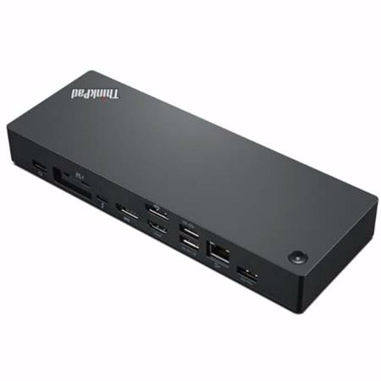 Fotografija izdelka Priklopna postaja USB-C => Lenovo ThinkPad Thunderbolt 4 300W PSU 4x USB 3.0 1x USB-C HDMI 2.1 2x DisplayPort 1.4 LAN 