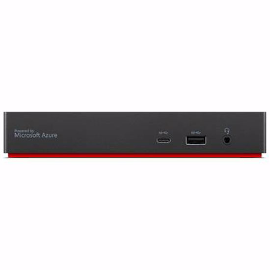 Fotografija izdelka Priklopna postaja USB-C => Lenovo Universal Smart Dock 135W 2xDisplayPort HDMI 2.1 3xUSB3.1 USB-C RJ45 - (40B20135EU)