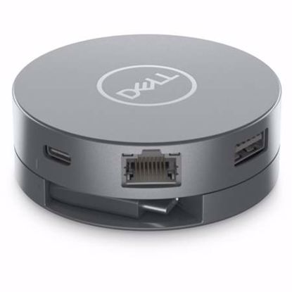 Fotografija izdelka Priklopna postaja USB-C => Dell DA305 HDMI DisplayPort USB-C 4xUSB3.0 GigaE (470-AFKL)
