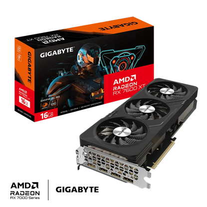 Fotografija izdelka Grafična kartica GIGABYTE Radeon RX 7600 XT GAMING OC 16G, 16GB GDDR6, PCI-E 4.0