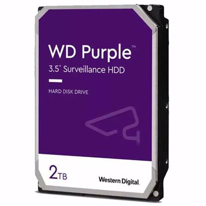 Fotografija izdelka WD Purple 2TB 3,5" SATA3 64MB (WD23PURZ) trdi disk