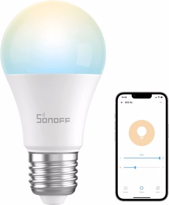 Fotografija izdelka SONOFF Wi-Fi/Bluetooth pametna LED sijalka E27 9W