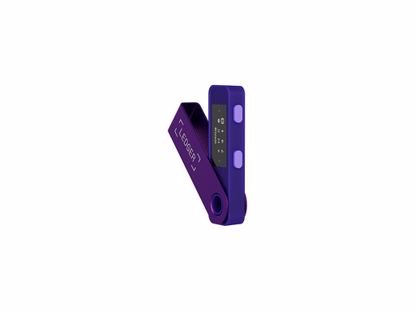 Fotografija izdelka Ledger Nano S Plus, denarnica za Bitcoin in druge kriptovalute, Amethyst Purple