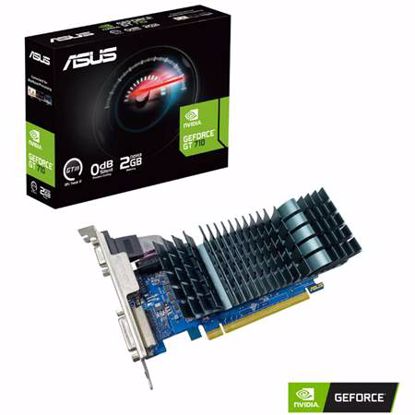Fotografija izdelka ASUS Geforce GT710 2GB DDR3 EVO low-profile (90YV0I70-M0NA00) grafična kartica