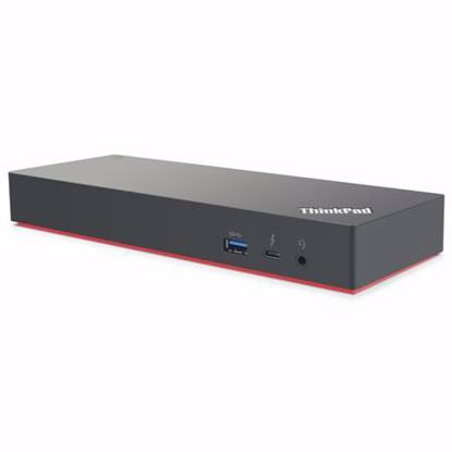 Fotografija izdelka Priklopna postaja USB-C => Lenovo Thunderbolt 3 Gen2 EU 5x USB 3.1 1x USB-C 2xHDMI 2xDisplayPort LAN (40AN0135EU)