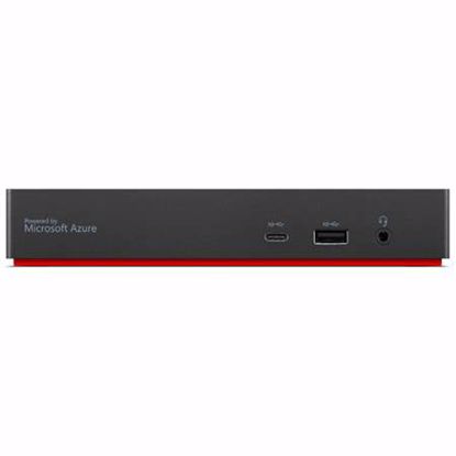 Fotografija izdelka Priklopna postaja USB-C => Lenovo Universal Smart Dock 135W 2xDisplayPort HDMI 2.1 3xUSB3.1 USB-C RJ45 - (40B20135EU)