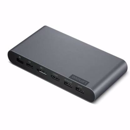 Fotografija izdelka Priklopna postaja USB-C =>Lenovo Universal Business Dock HDMI DP 3xUSB3.1 2xUSB-C 65W Audio (40B30090EU)